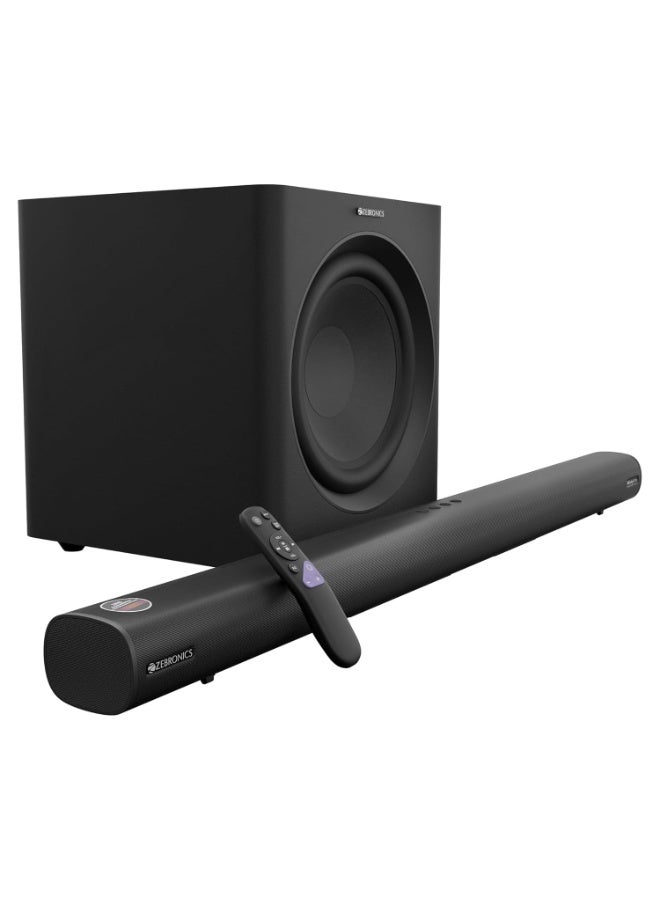 Zebronics 900 Watts Soundbar, 7.1.2 CH, Dolby Atmos, 12" Wireless Subwoofer, Home Theatre, Bluetooth v5.3, TV eARC, Optical, AcoustiMax Audio Technology, Premium Finish (Juke Bar 9920) - Image 1